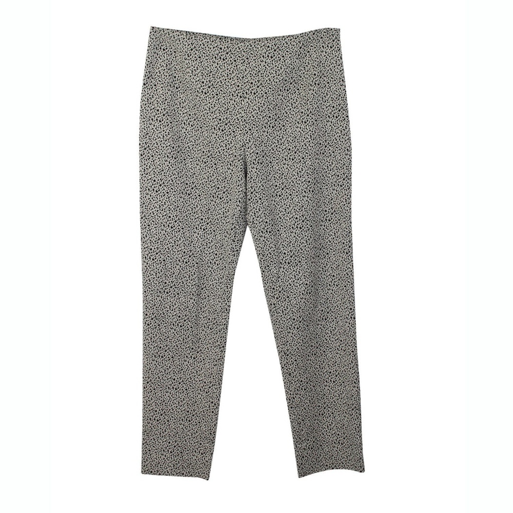 Lela Rose Designer 12 Straight Leg Cropped Pant Capri Lux Wear